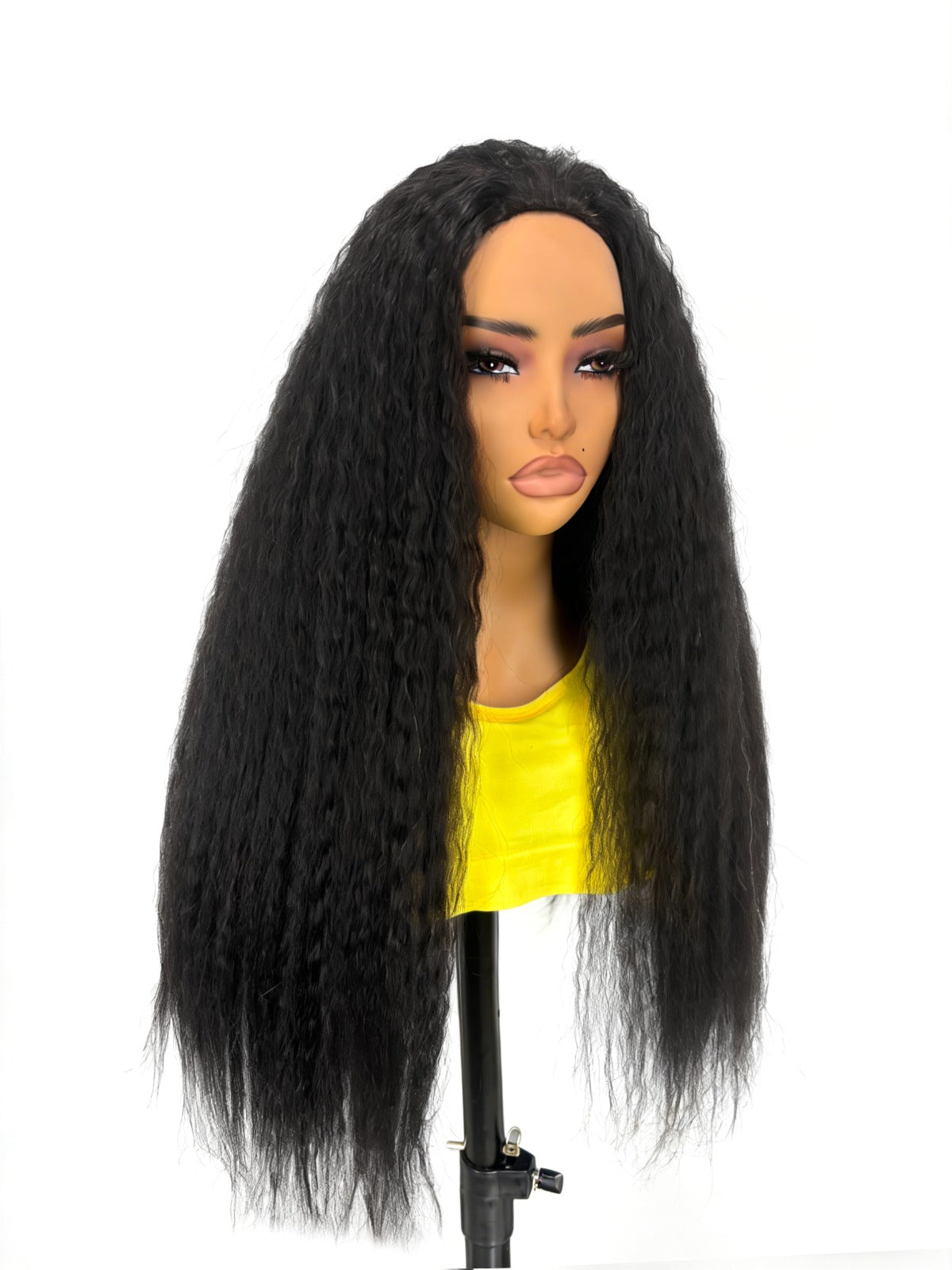 Half wig kinky straight , 24 inches