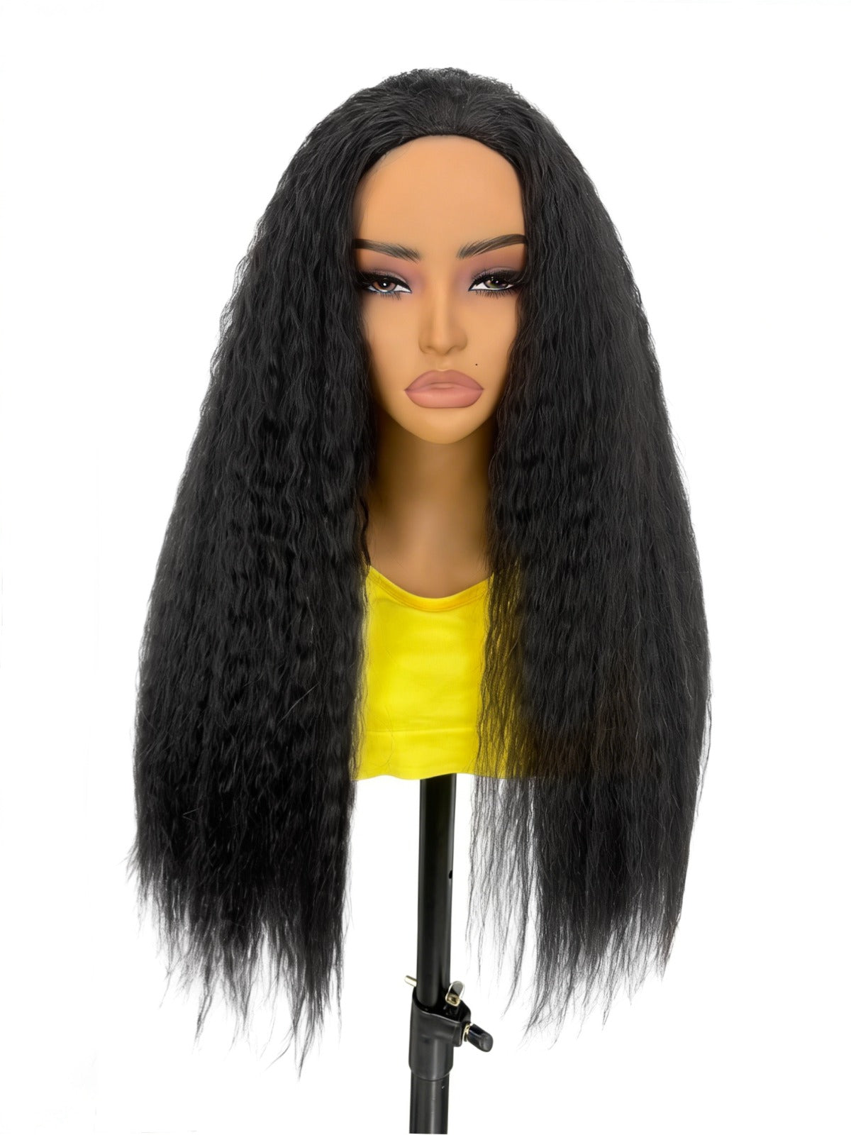 Half wig kinky straight , 24 inches