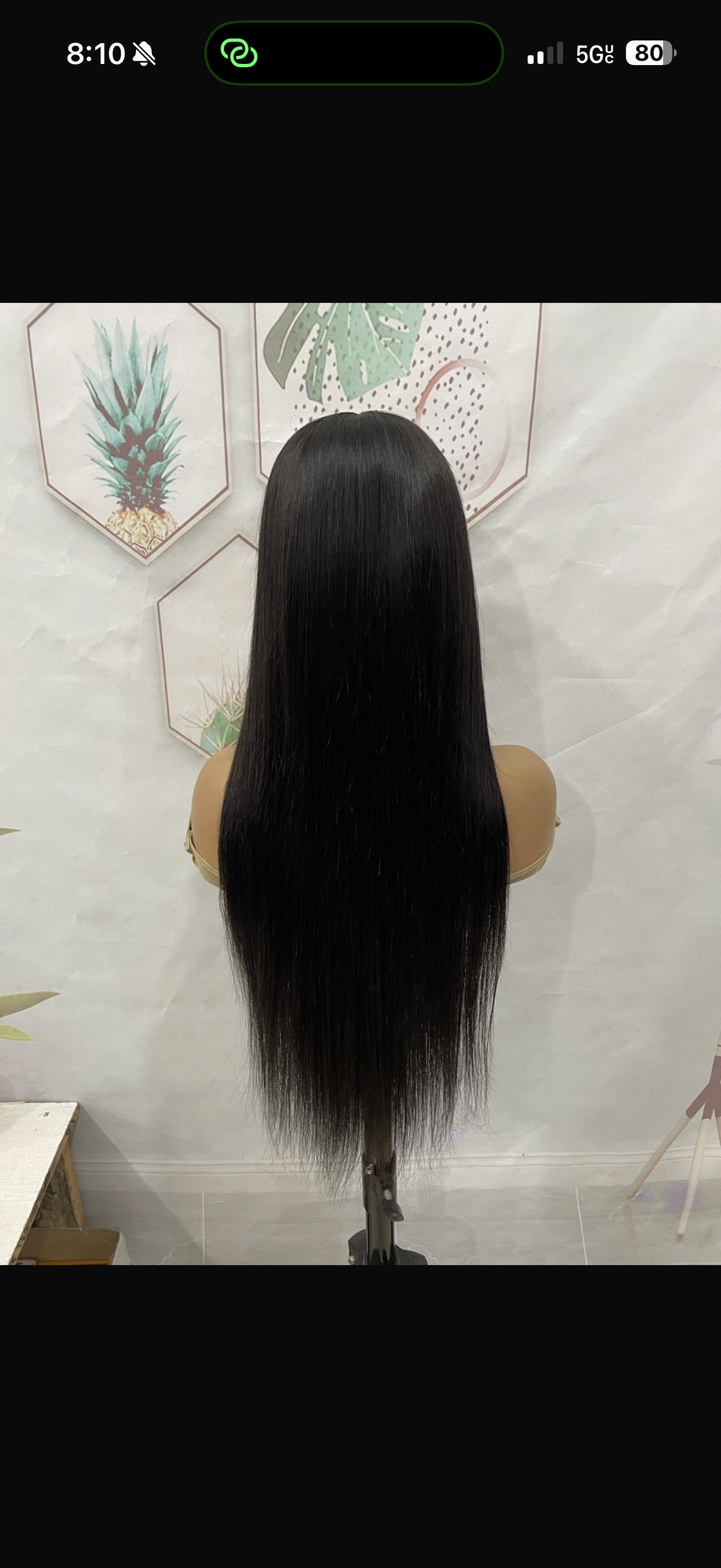 7*5 straight 30 inches  glue less , pre cut , pre bleached , pre plucked , 200% density , human hair
